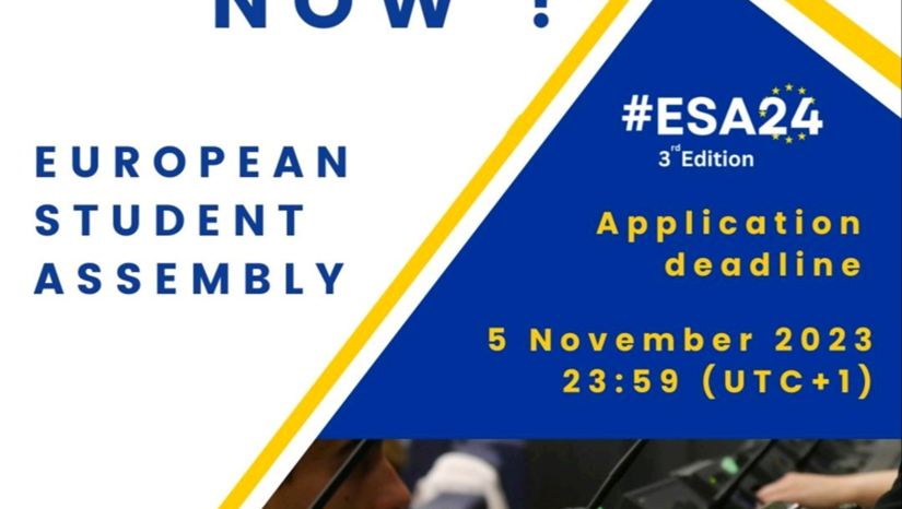 [CIVIS] European Student Assembly 2024- Δυνατότητα συμμετοχής των φοιτητών του ΕΚΠΑ στο Ευρωπαϊκό Φοιτητικό Κοινοβούλιο στο Στρασβούργο